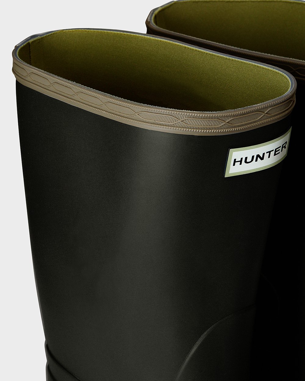 Womens Hunter Gardener - Short Rain Boots Dark Olive - 5026-IMQDP